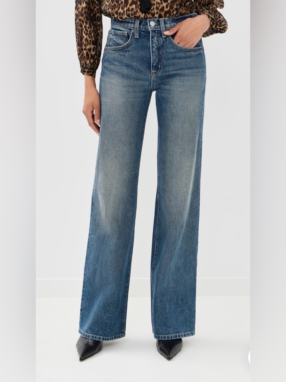 Nili Lotan Celia Jeans High Rise Straight Leg Altered Size 24 (fit big)